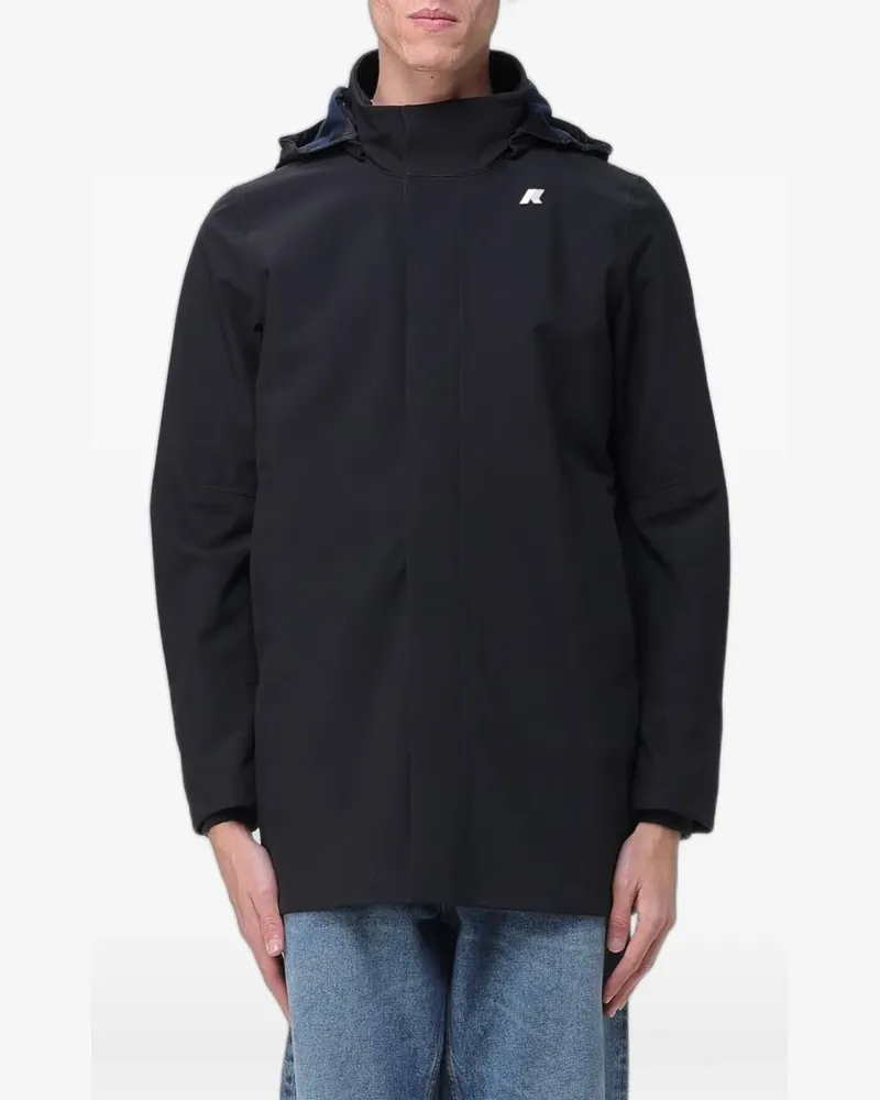 K-Way Duke hooded parka - Schwarz Schwarz