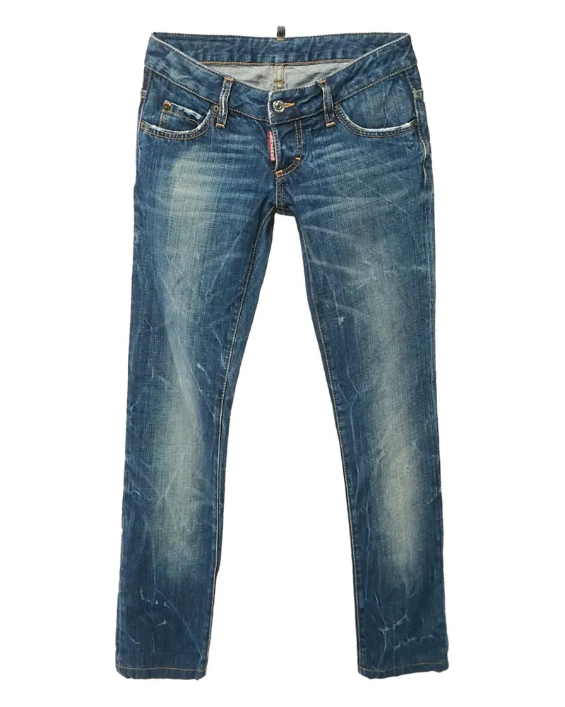 Dsquared2 Ausgeblichene Jeans - Blau Blau