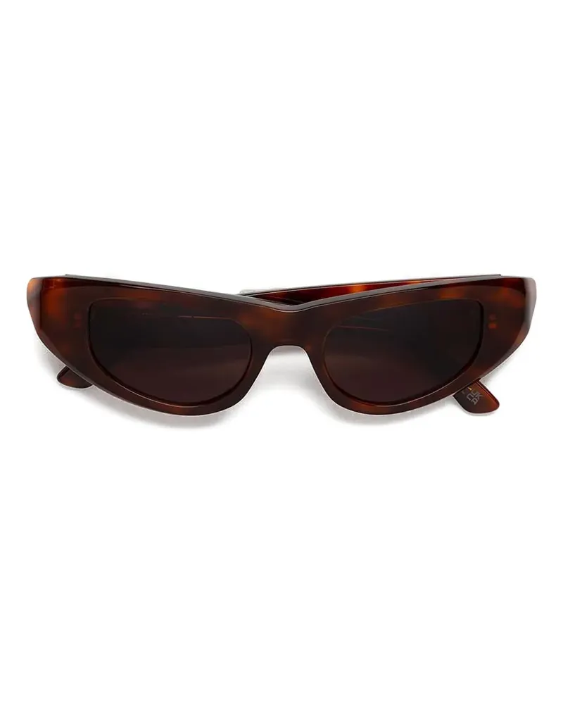 Marni geometric-frame sunglasses - Braun Braun