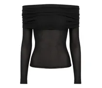 Bodywork off-shoulder blouse - Schwarz