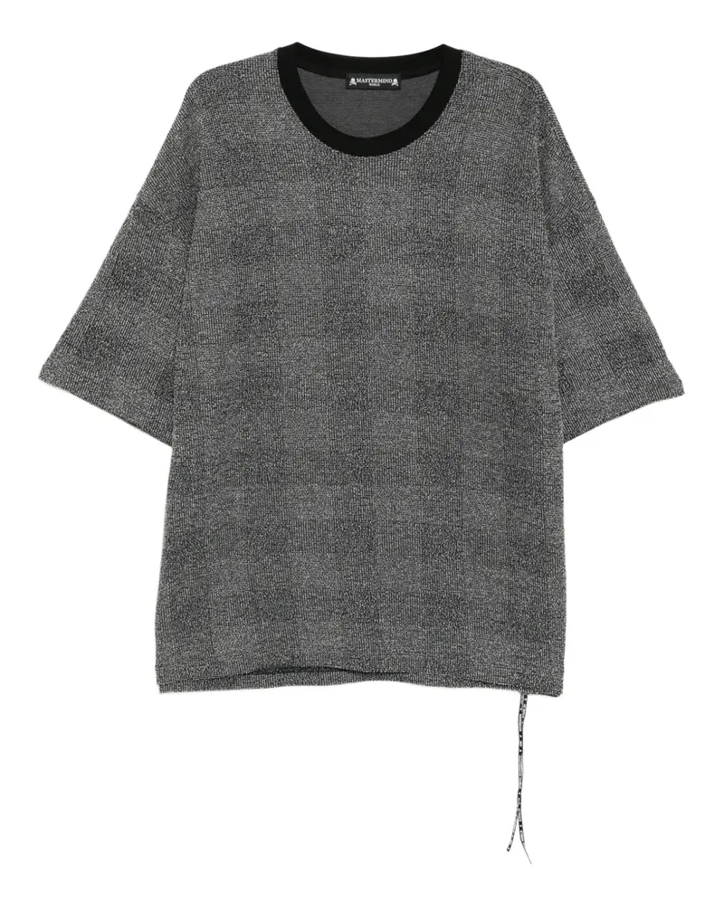 Mastermind World T-Shirt mit Logo-Stickerei - Schwarz Schwarz