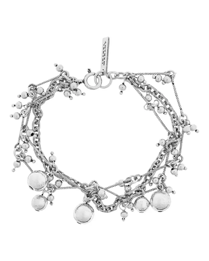 Isabel Marant Kettenarmband mit Perlen - Silber Silber