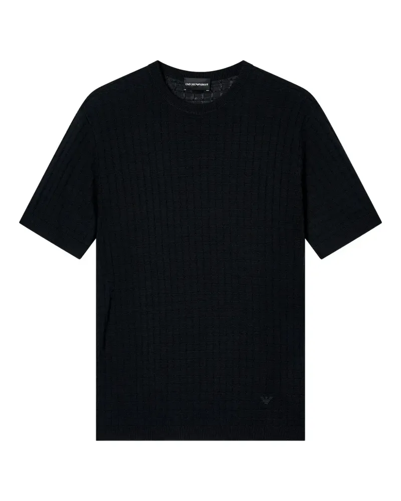 Emporio Armani Klassisches T-Shirt - Schwarz Schwarz
