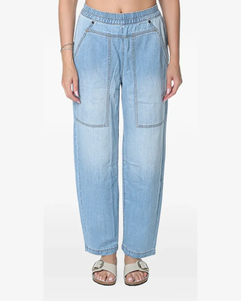 One Teaspoon Odyssey Jeans mit elastischem Bund - Blau Blau