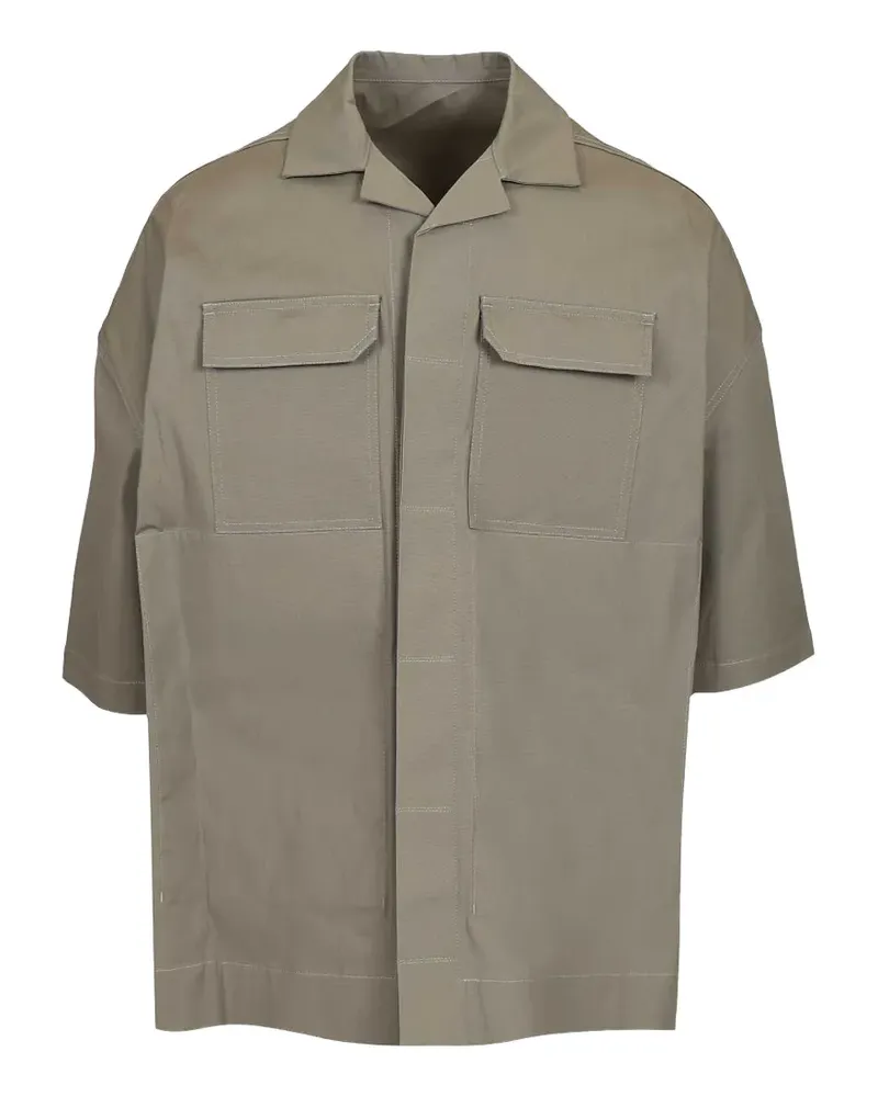 Rick Owens Magnum Tommy flap-pocket shirt - Grau Grau