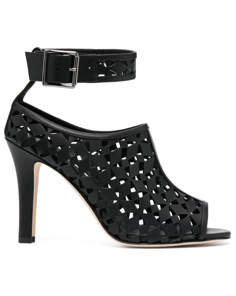 Manolo Blahnik Tingah Sandalen 105mm - Schwarz Schwarz
