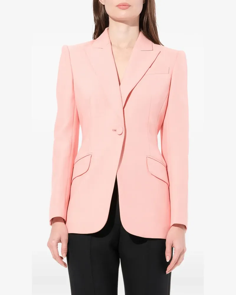 Alexander McQueen Strukturierter Blazer - Rosa Rosa