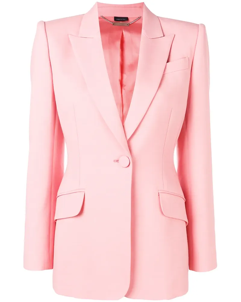 Alexander McQueen Strukturierter Blazer - Rosa Rosa