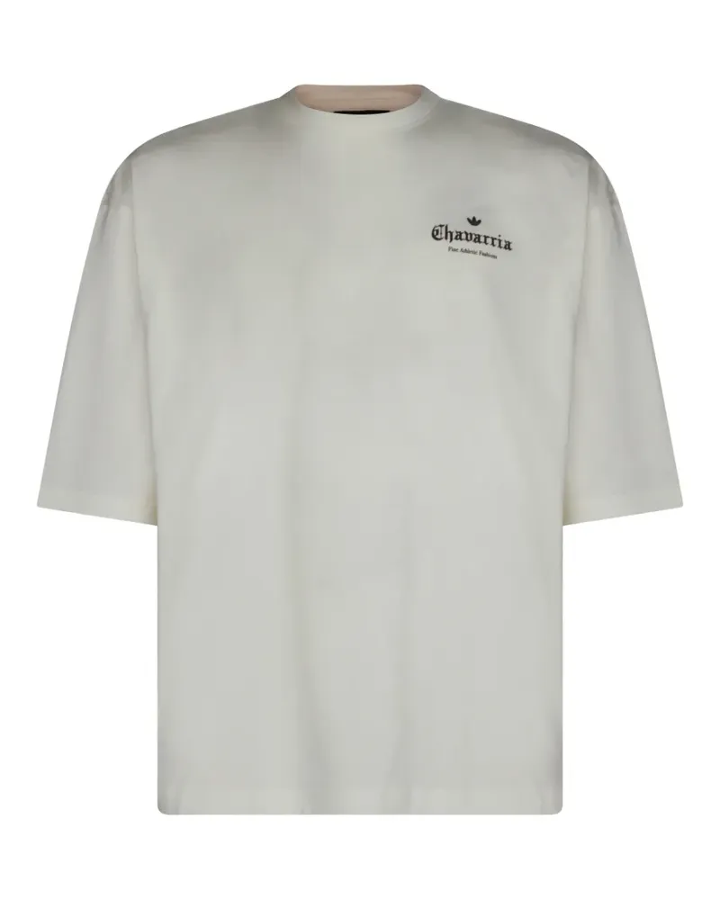 adidas x Willy Chavarria logo-print T-shirt - Weiß Weiß