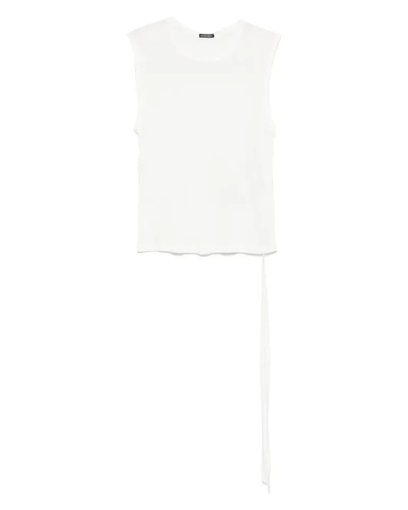Ann Demeulemeester T-Shirt aus Jersey - Weiß Weiß
