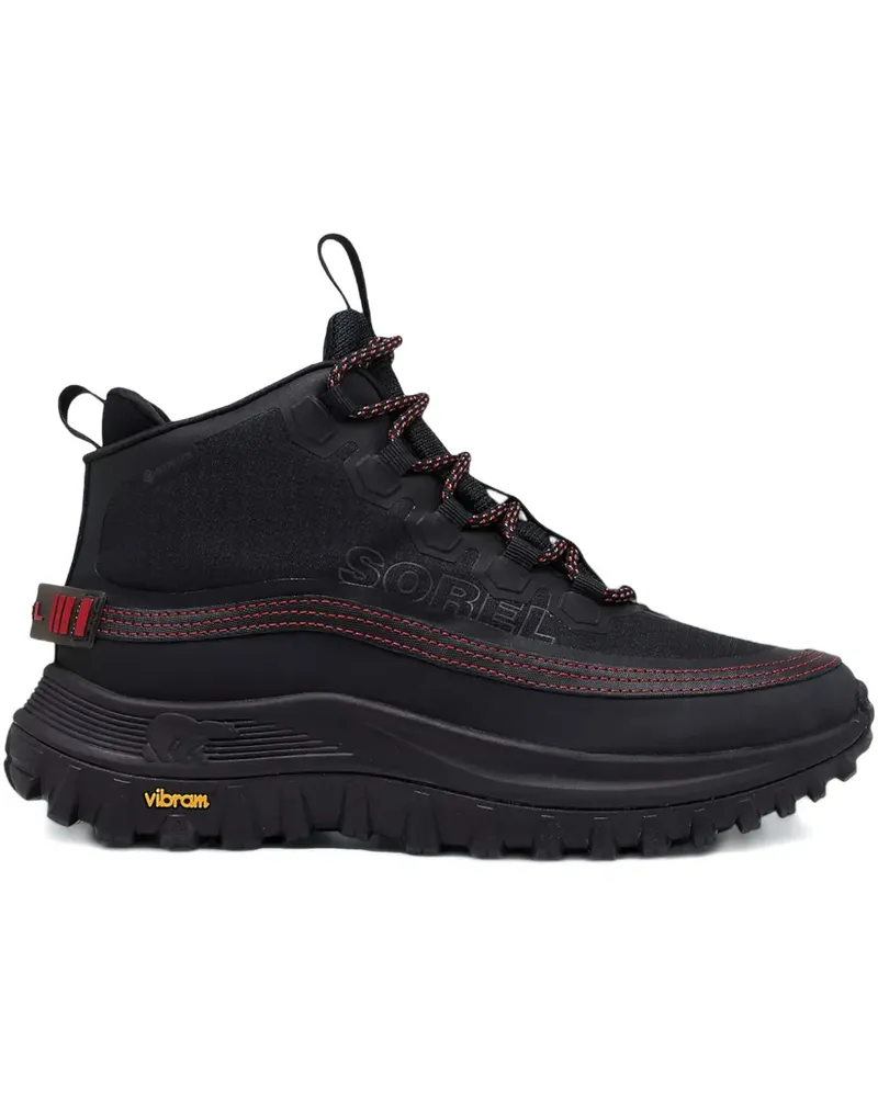 Sorel lace-up logo patch sneakers - Schwarz Schwarz