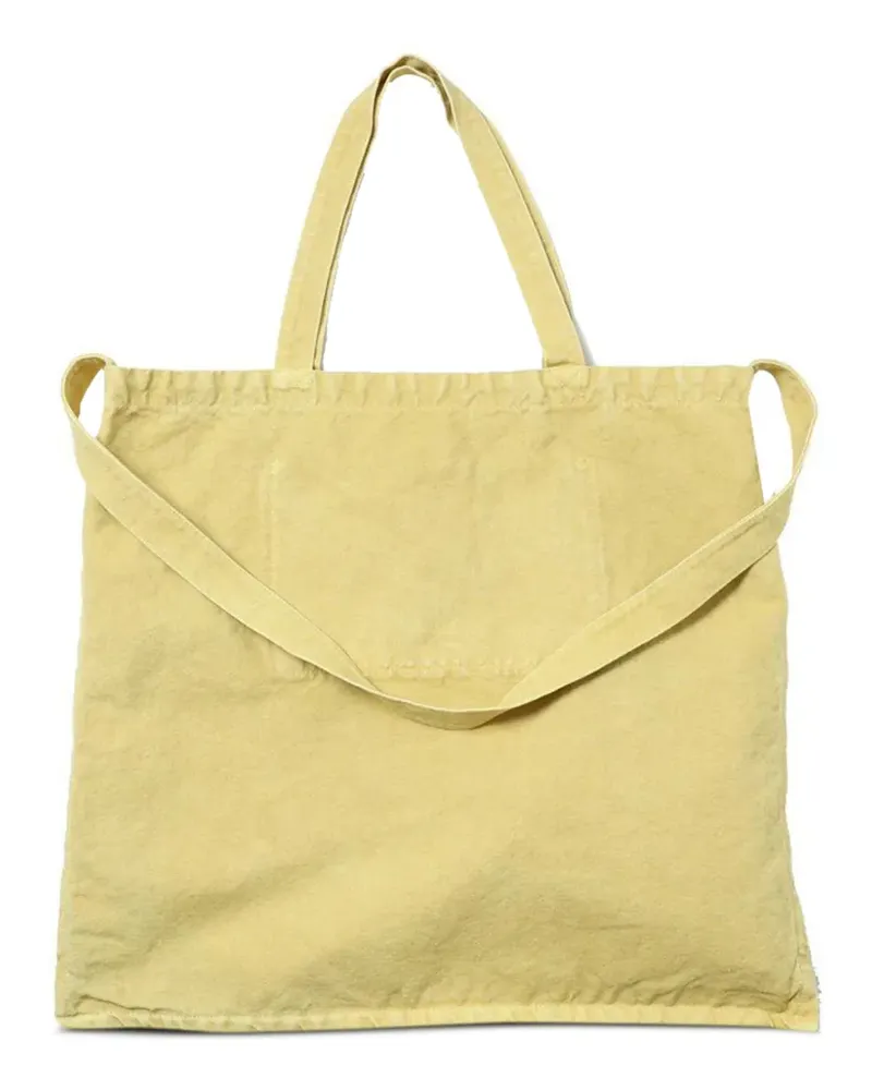 Kaptain Sunshine crinkle-effect tote bag - Gelb Gelb