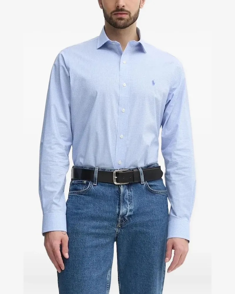 Ralph Lauren Hemd mit Vichy-Karo - Blau Blau