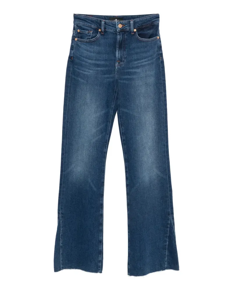 Seven7 faded-effect flared jeans - Blau Blau