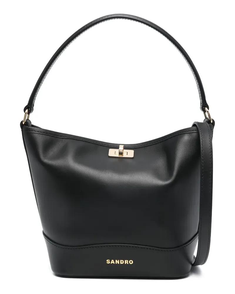 Sandro Mini Tangoso Beuteltasche - Schwarz Schwarz