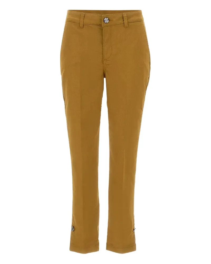 Liu Jo logo-button chinos - Braun Braun