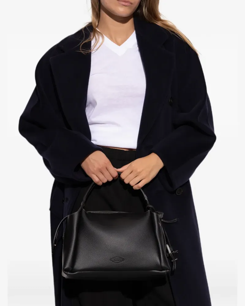 TOD'S T Timeless calf leather tote bag - Schwarz Schwarz