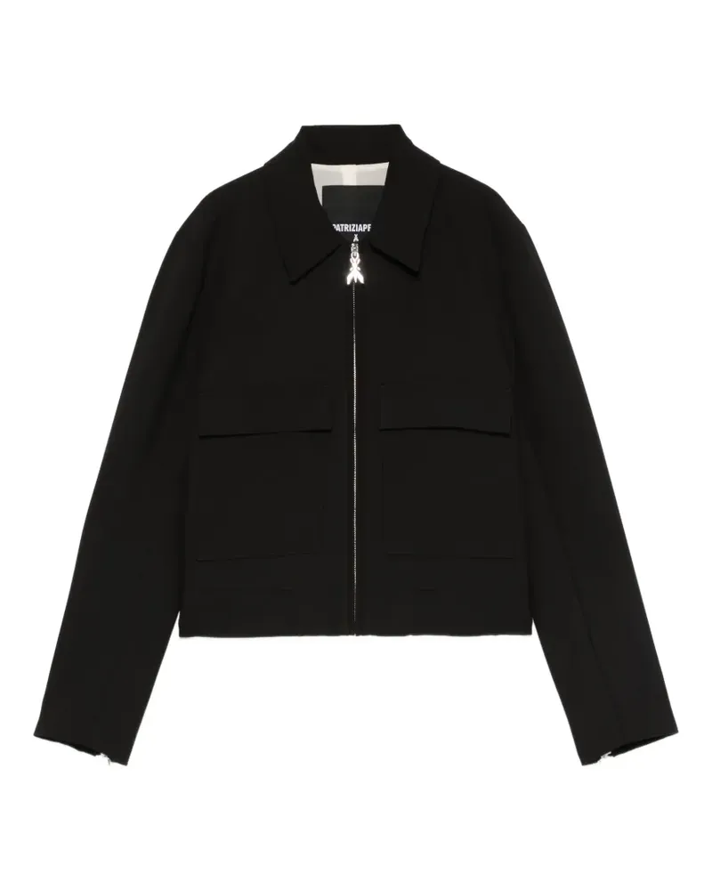 Patrizia Pepe Weste mit Reißverschlusstaschen - Schwarz Schwarz