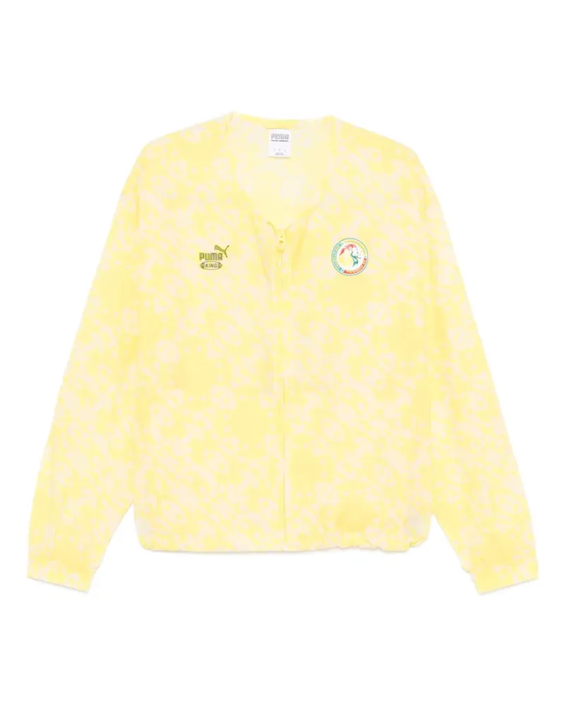 Puma Jacke mit durchgehendem Muster - Gelb Gelb