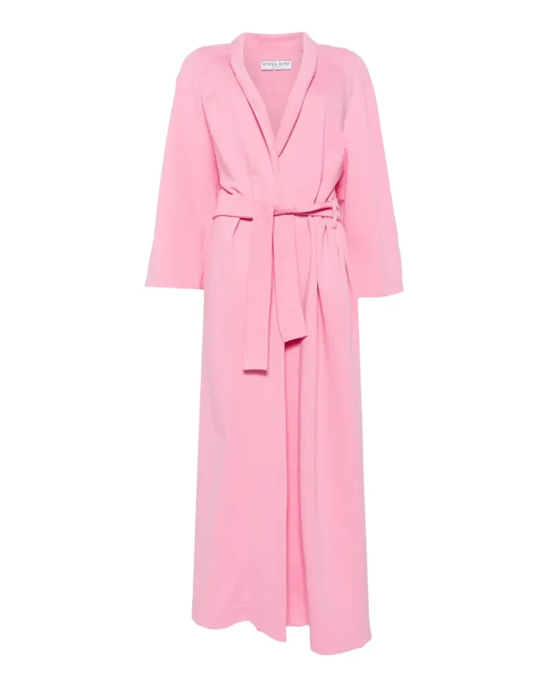 Rowen Rose belt coat - Rosa Rosa