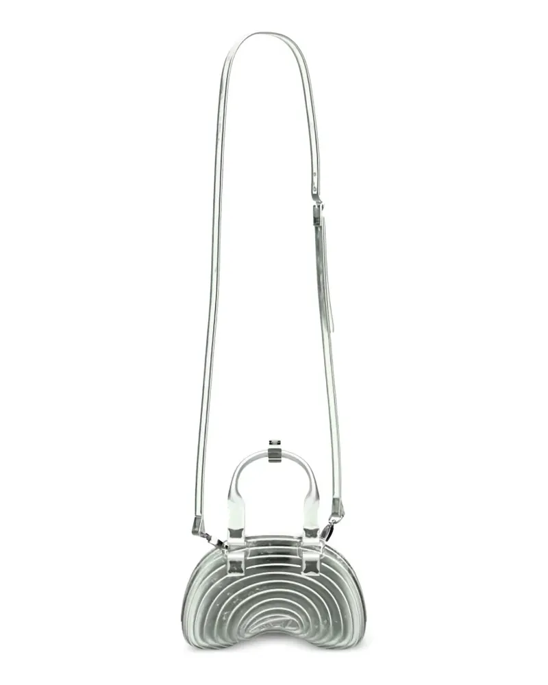 Diesel x Melissa Quantum Dome Schultertasche - Silber Silber