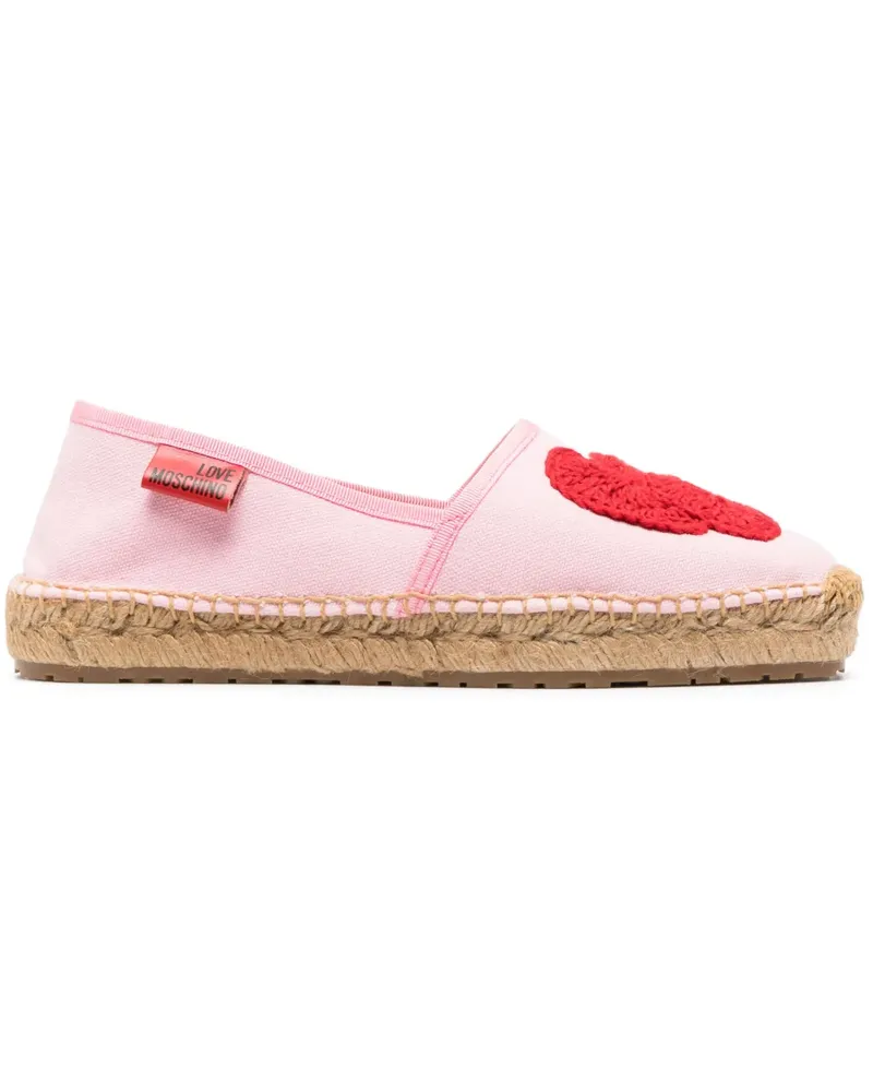 Moschino Gehäkelte Espadrilles - Rosa Rosa