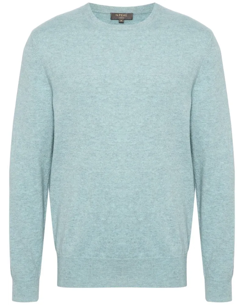 N.Peal Oxford Pullover im Oversized-Look - Blau Blau