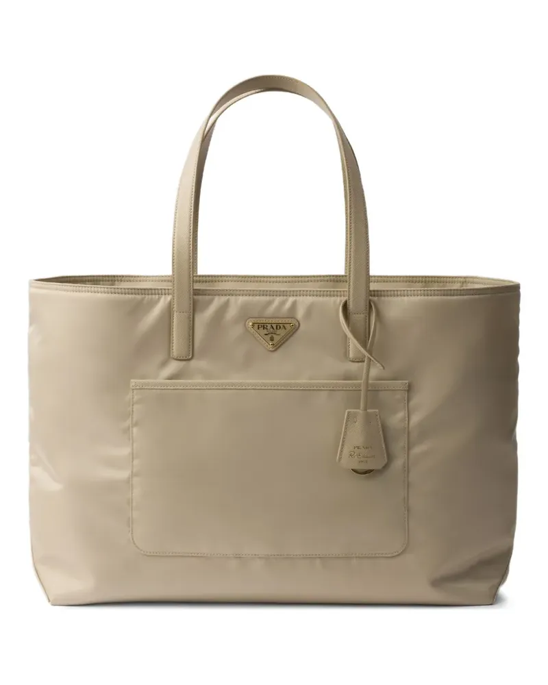 Prada Große Re-Edition 1978 Handtasche - Nude Nude