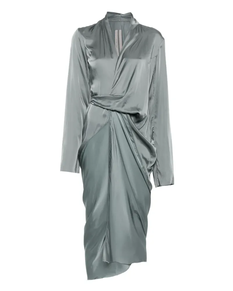 Rick Owens Drapiertes Wickelkleid - Blau Blau