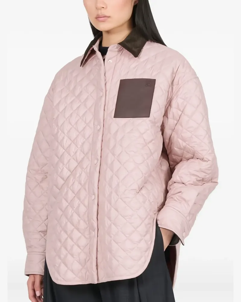 Loewe Gesteppte Hemdjacke mit Einsätzen - Rosa Rosa