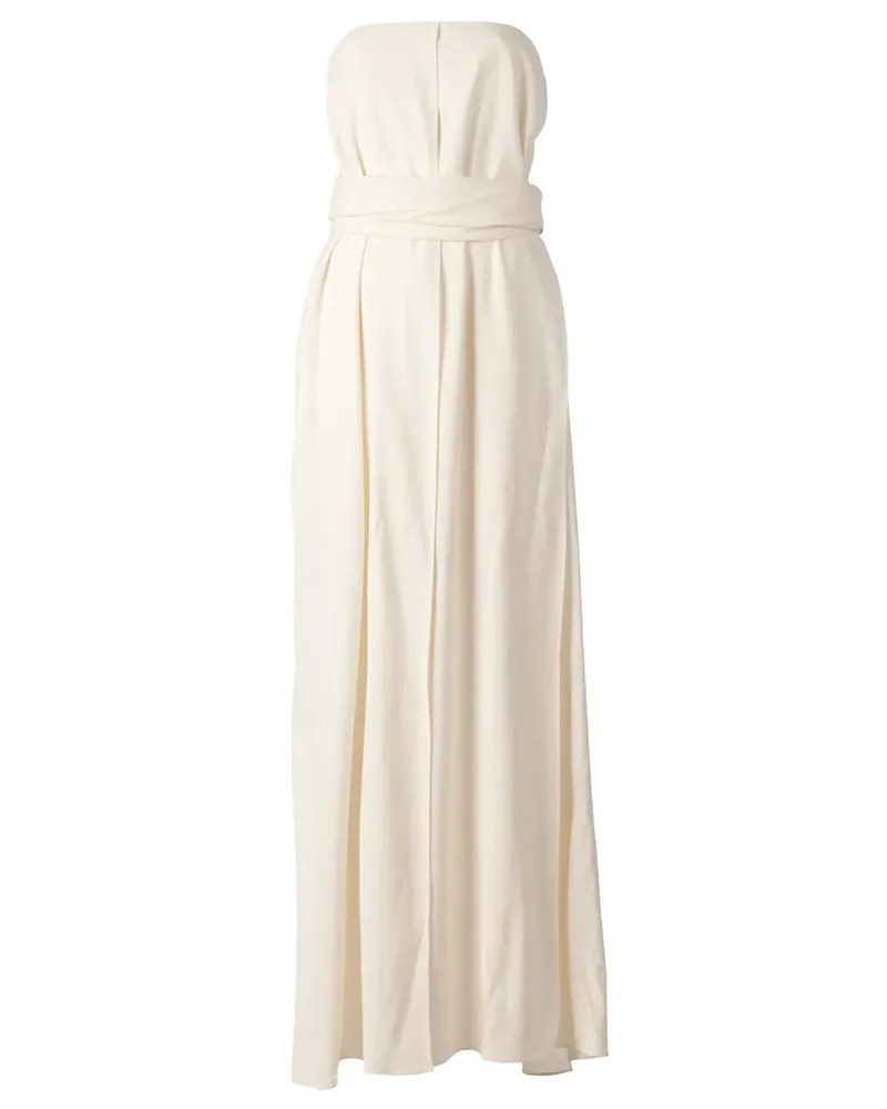 Maison Rabih Kayrouz Abendkleid mit Wickelband - Weiß Weiß