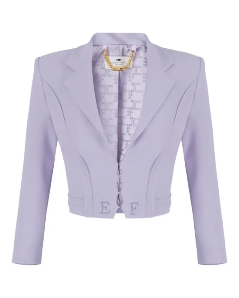 Elisabetta Franchi Cropped-Blazer - Violett Violett