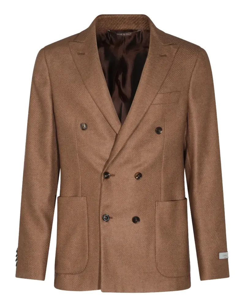 Canali double-breasted blazer - Braun Braun