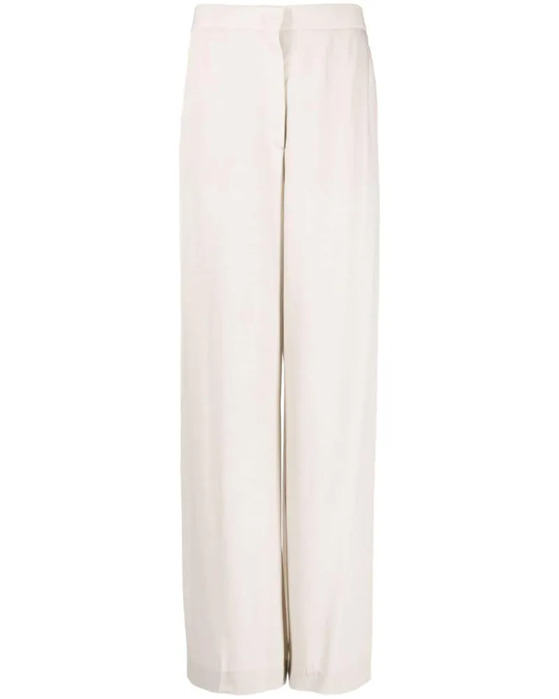 Fabiana Filippi High-Waist-Hose mit weitem Bein - Nude Nude