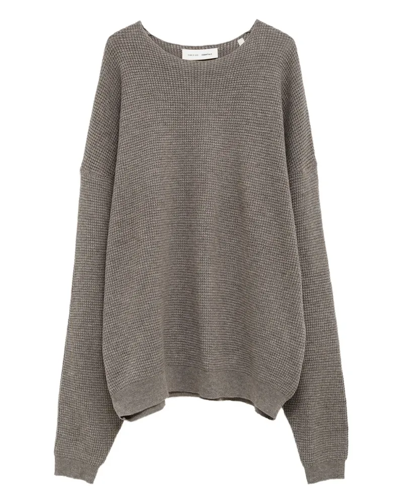Fear of God Pullover in Waffelstrick - Nude Nude