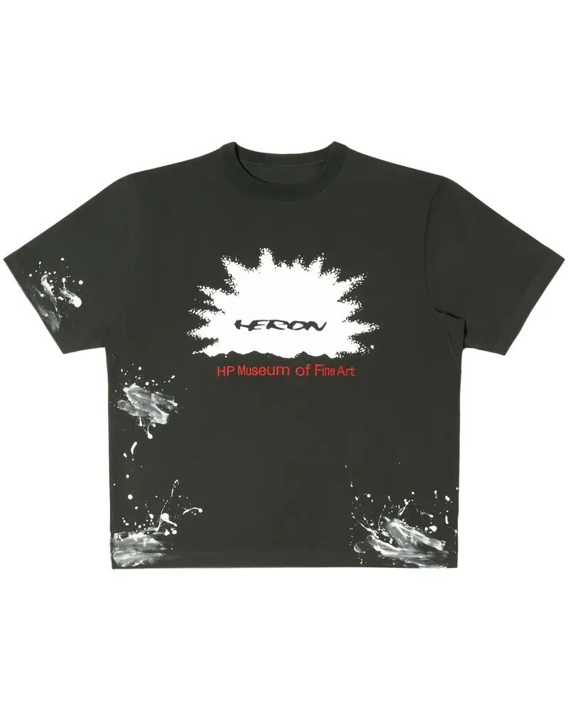 Heron Preston Museum T-Shirt mit grafischem Print - Schwarz Schwarz