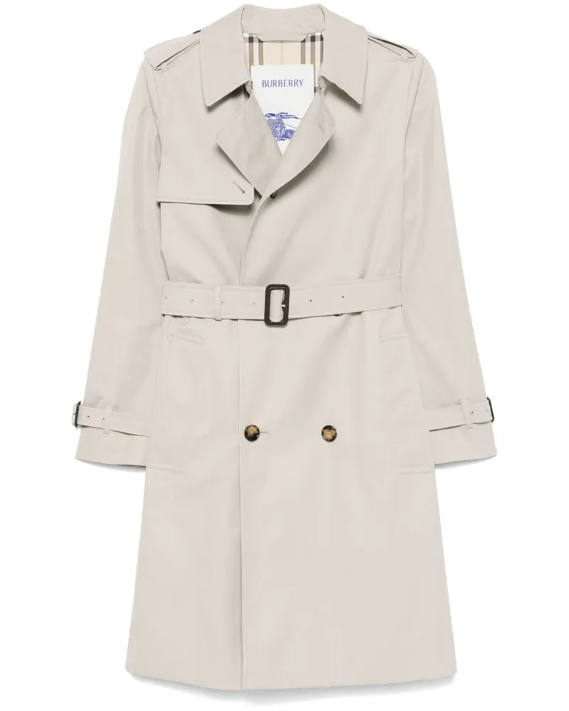 Burberry Trenchcoat mit Gürtel - Grau Grau