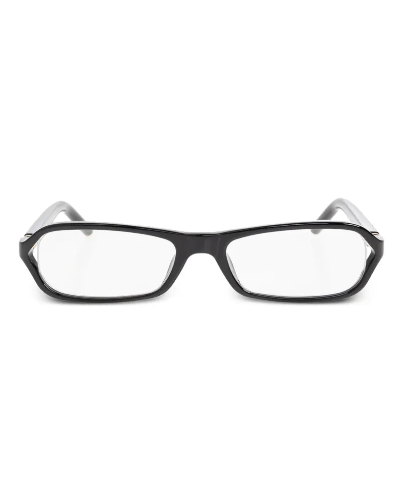 Jacquemus Brille mit eckigem Gestell - Schwarz Schwarz