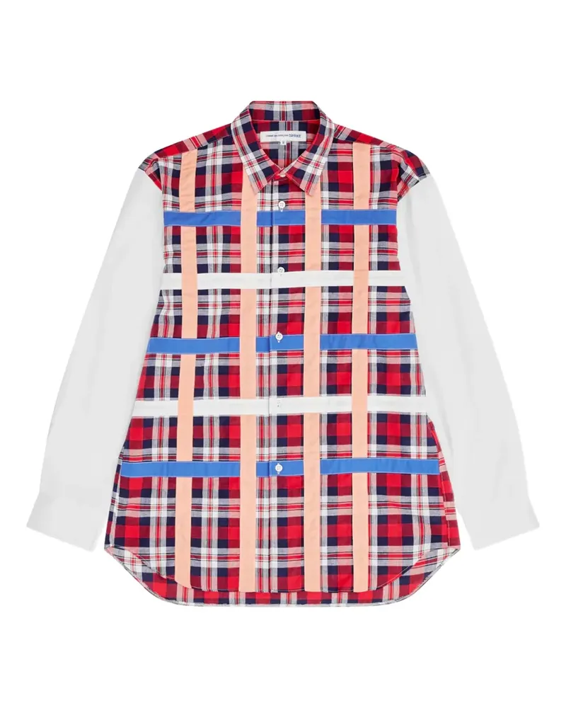 Comme des Garçons Hemd mit Karomuster - Rot Rot