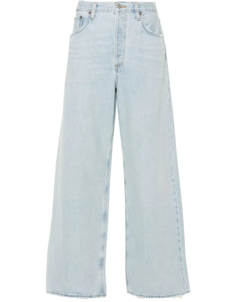 AGOLDE Low Slung Baggy Jeans Blau