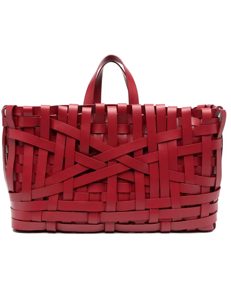 Jil Sander Große Handtasche - Rot Rot