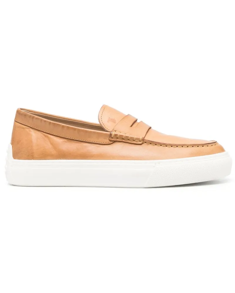 TOD'S Loafer mit Gummisohle - Braun Braun