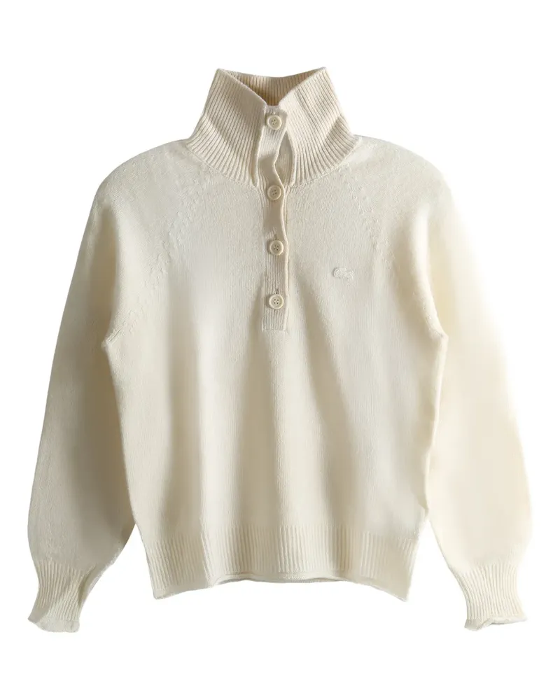 Lacoste buttoned sweater - Nude Nude