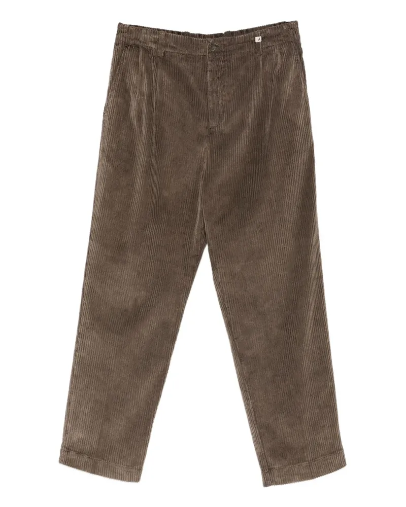 MYTHS Poseidon Hose aus Cord mit Falten - Braun Braun