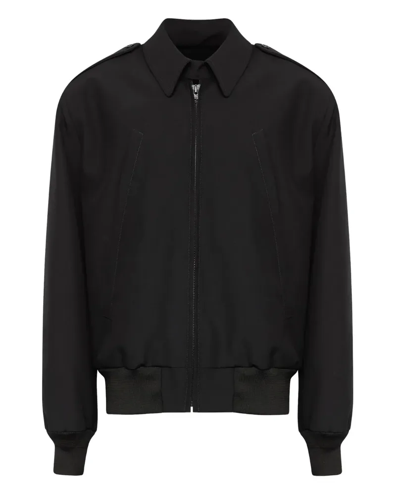 Maison Margiela Jacke mit klassischem Kragen - Schwarz Schwarz