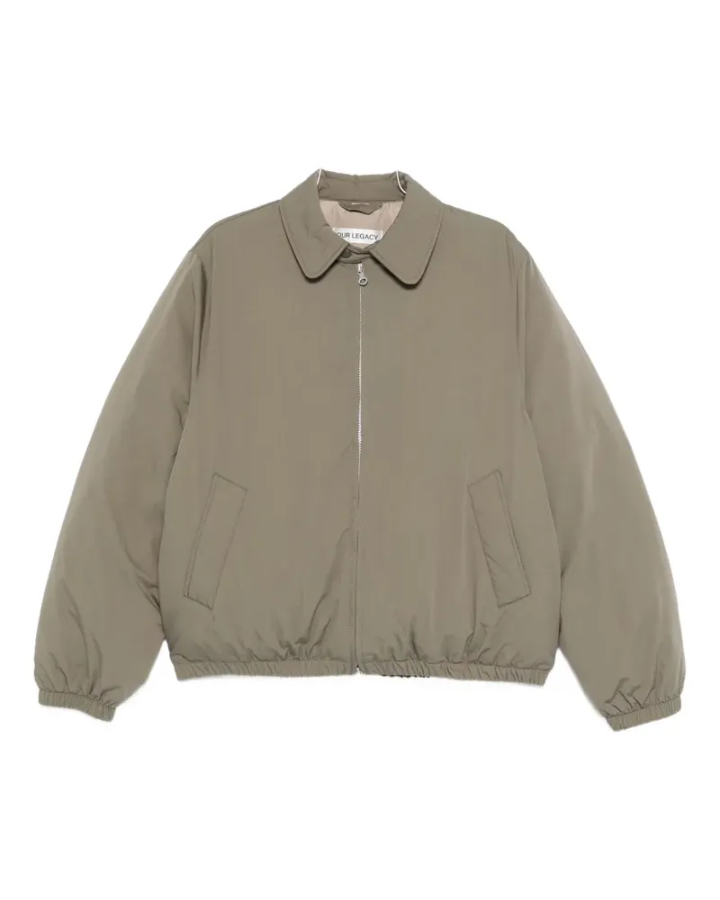 Our Legacy Gefütterte Jacke mit Reißverschluss - Nude Nude