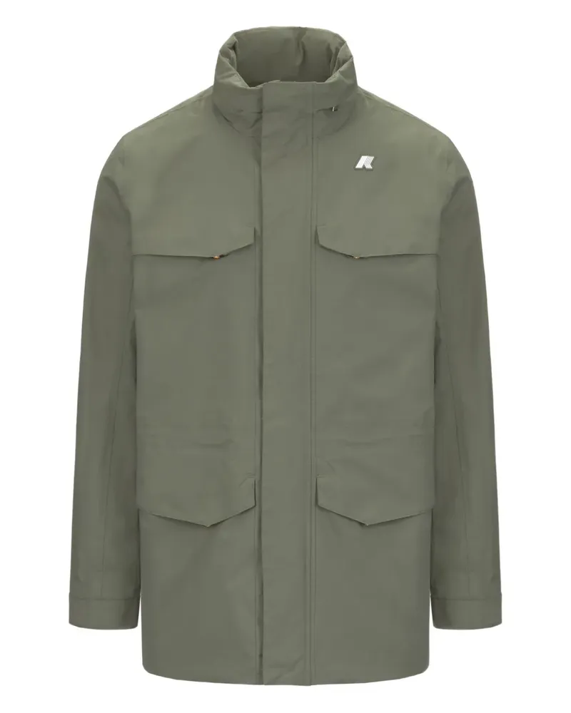 K-Way Jacke mit Taschen - Grün Grün