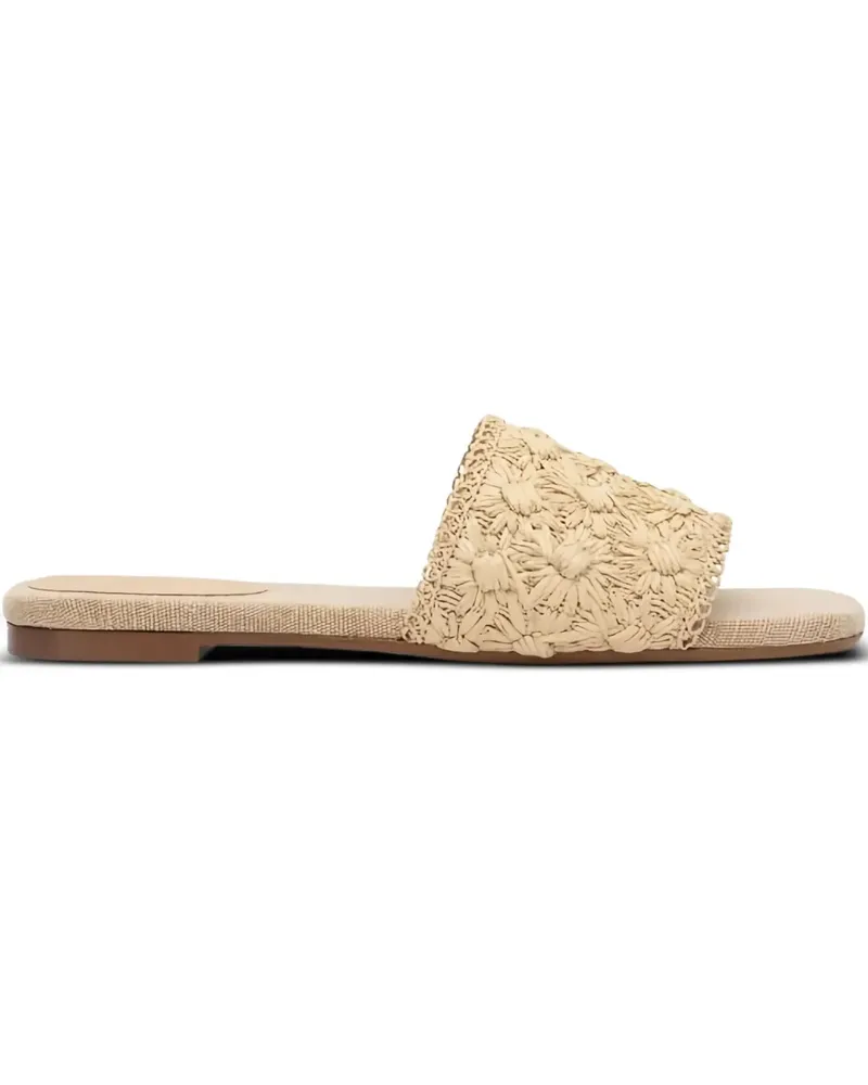Castañer Sandalen mit verzierten Blumen - Nude Nude