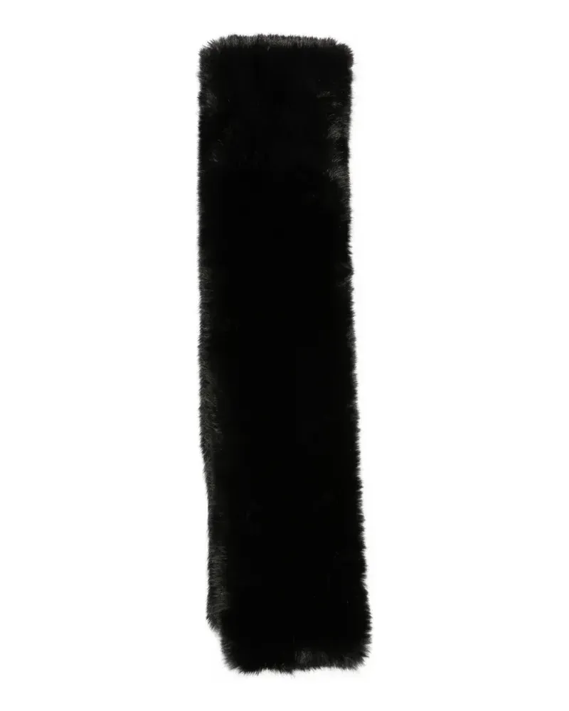 By Malene Birger faux-fur scarf - Schwarz Schwarz