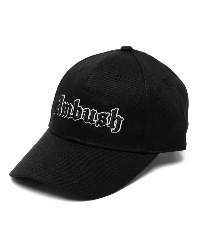 AMBUSH logo-embroidered baseball cap - Schwarz Schwarz